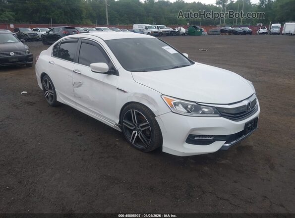 1HGCR2F65GA199157 2016 HONDA ACCORD White წინა ხედი