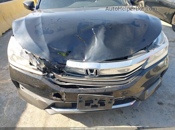 1HGCR2F65HA081661 2017 HONDA ACCORD Black Вид спереду