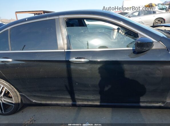 1HGCR2F65HA081661 2017 HONDA ACCORD Black Вид задньої частини салону