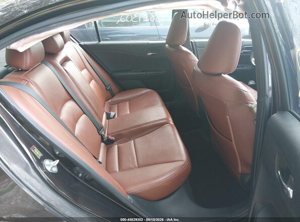 1HGCR2F66GA147472 2016 HONDA ACCORD Black Vista de la etiqueta del VIN