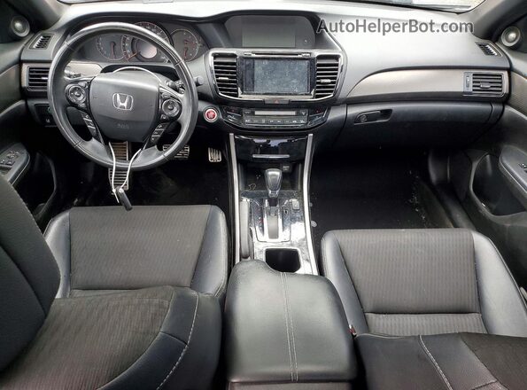 1HGCR2F67GA807406 2016 HONDA ACCORD Silver Առջևի վահանակի տեսք
