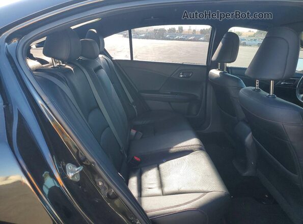 1HGCR2F68GA136702 2016 HONDA ACCORD Черный Вид задних сидений