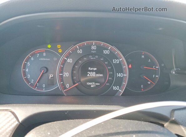 1HGCR2F68GA136702 2016 HONDA ACCORD Черный Вид щитка приборов