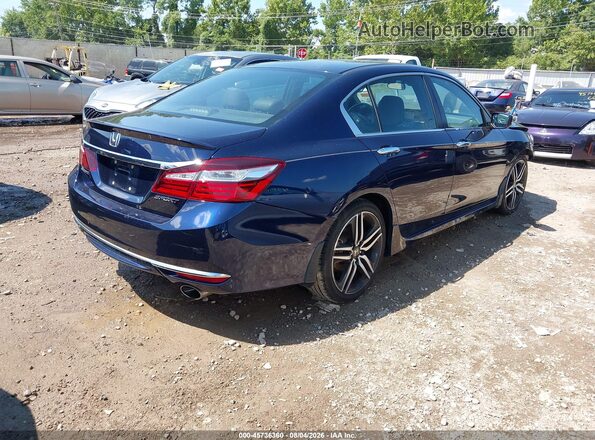 1HGCR2F68HA243976 2017 HONDA ACCORD Dark Blue Rear right