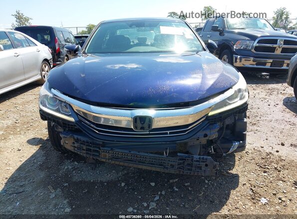 1HGCR2F68HA243976 2017 HONDA ACCORD Dark Blue Front view