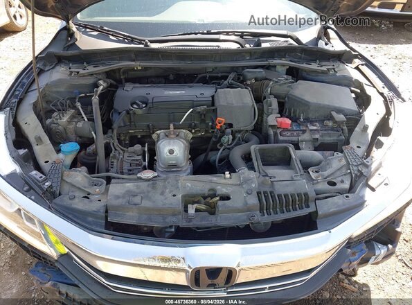 1HGCR2F68HA243976 2017 HONDA ACCORD Dark Blue Rear view