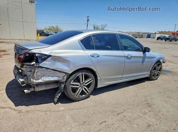 1HGCR2F69GA120198 2016 HONDA ACCORD Silver Հետևի աջ