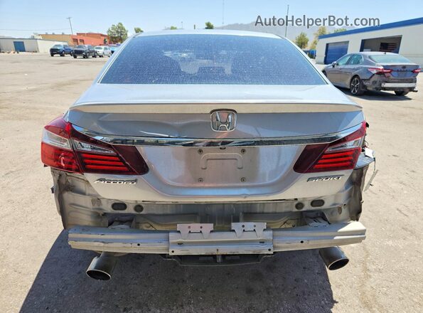 1HGCR2F69GA120198 2016 HONDA ACCORD Silver Հետևի տեսք