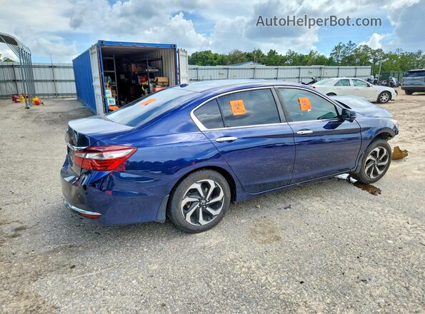 1HGCR2F71GA024784 2016 HONDA ACCORD Blue Հետևի աջ