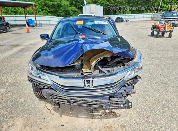 1HGCR2F71GA024784 2016 HONDA ACCORD Blue Դիմացի տեսք