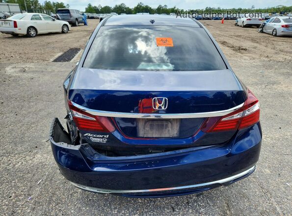 1HGCR2F71GA024784 2016 HONDA ACCORD Blue Հետևի տեսք
