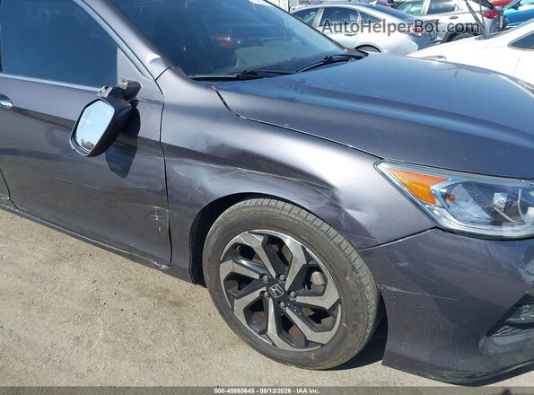 1HGCR2F71GA038684 2016 HONDA ACCORD Gray Widok z przodu