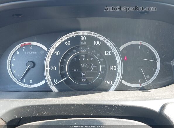 1HGCR2F71GA038684 2016 HONDA ACCORD Gray Widok tylnych siedzeń