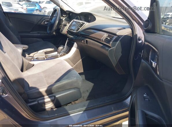 1HGCR2F71GA038684 2016 HONDA ACCORD Gray Widok wnętrza z przodu