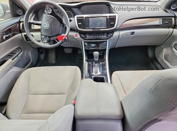 1HGCR2F71GA149672 2016 HONDA ACCORD Gray წინა პანელის ხედი
