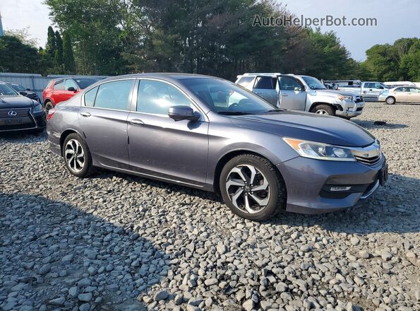 1HGCR2F71GA179030 2016 HONDA ACCORD Серый Передняя правая четверть