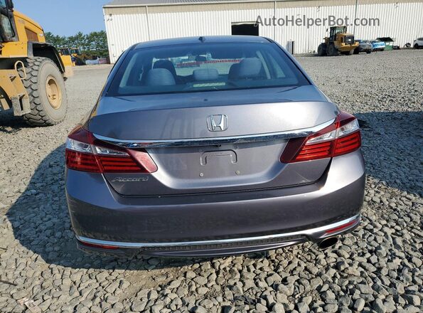 1HGCR2F71GA179030 2016 HONDA ACCORD Серый Вид сзади