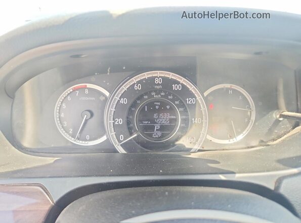 1HGCR2F71HA151603 2017 HONDA ACCORD Gray ხელსაწყოთა პანელის ხედი