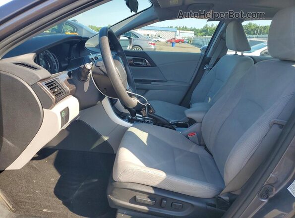 1HGCR2F71HA232195 2017 HONDA ACCORD Gray წინა სალონის ხედი