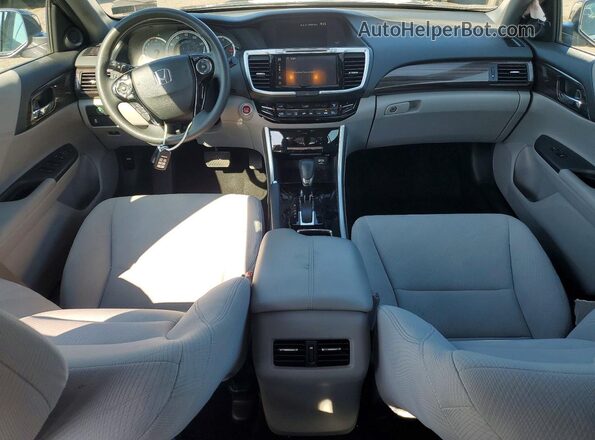 1HGCR2F71HA232195 2017 HONDA ACCORD Gray წინა პანელის ხედი