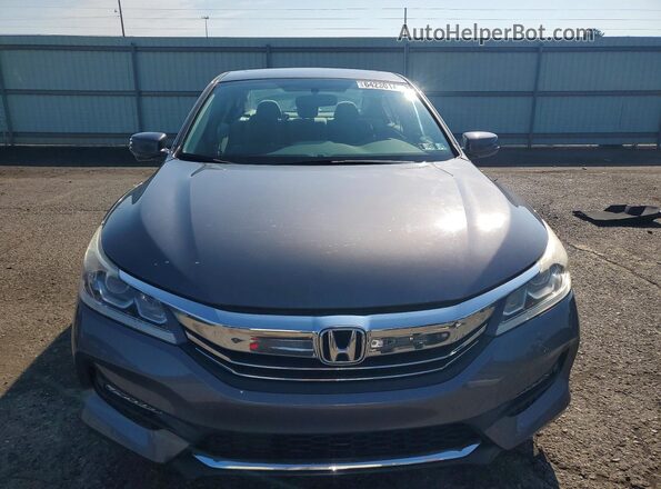 1HGCR2F71HA232195 2017 HONDA ACCORD Gray წინა ხედი