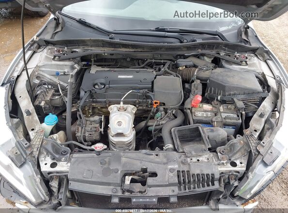1HGCR2F72HA099611 2017 HONDA ACCORD Silver Rear view