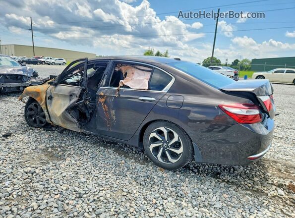 1HGCR2F73GA012555 2016 HONDA ACCORD Black Հետևի ձախ
