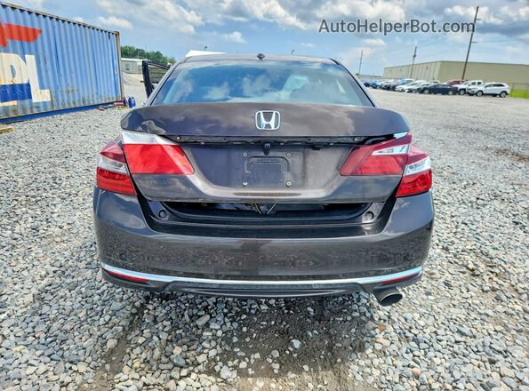 1HGCR2F73GA012555 2016 HONDA ACCORD Black Հետևի տեսք