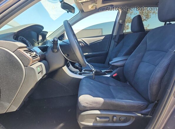 1HGCR2F73GA135577 2016 HONDA ACCORD Charcoal Вид салону спереду