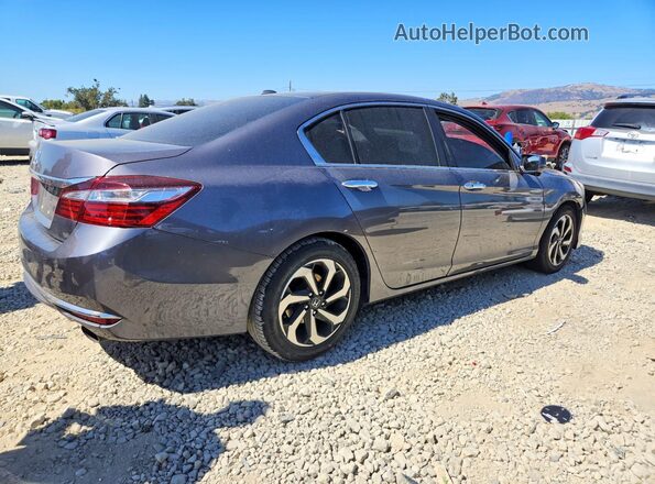 1HGCR2F73GA135577 2016 HONDA ACCORD Charcoal Задня права чверть