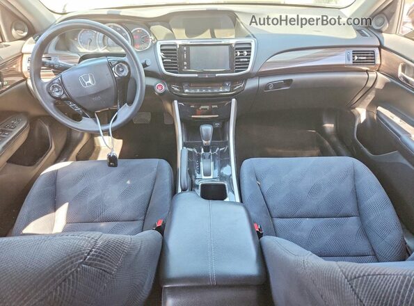 1HGCR2F73GA135577 2016 HONDA ACCORD Charcoal Вид панелі приладів