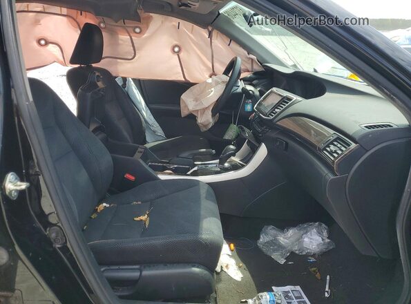 1HGCR2F73GA186173 2016 HONDA ACCORD Black Widok wnętrza z przodu
