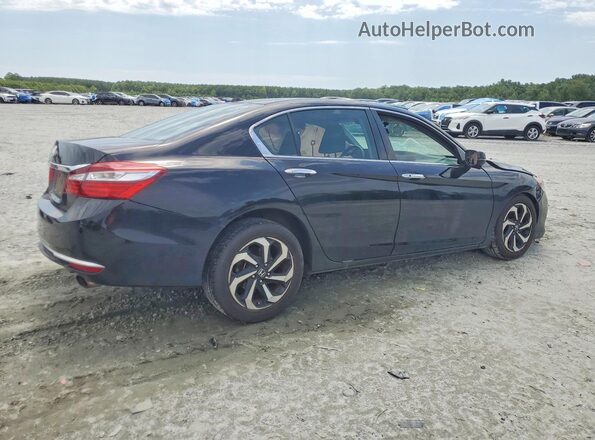 1HGCR2F73GA186173 2016 HONDA ACCORD Black Tył prawy