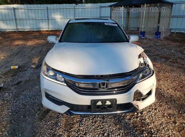 1HGCR2F73GA215154 2016 HONDA ACCORD White Դիմացի տեսք