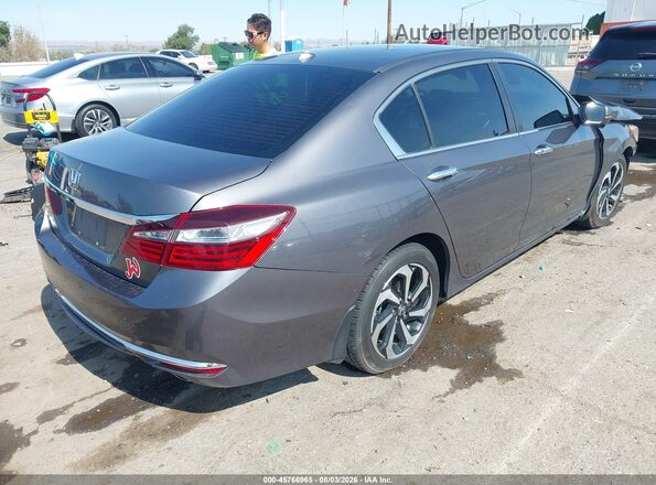 1HGCR2F73HA217035 2017 HONDA ACCORD Серый Задняя правая четверть