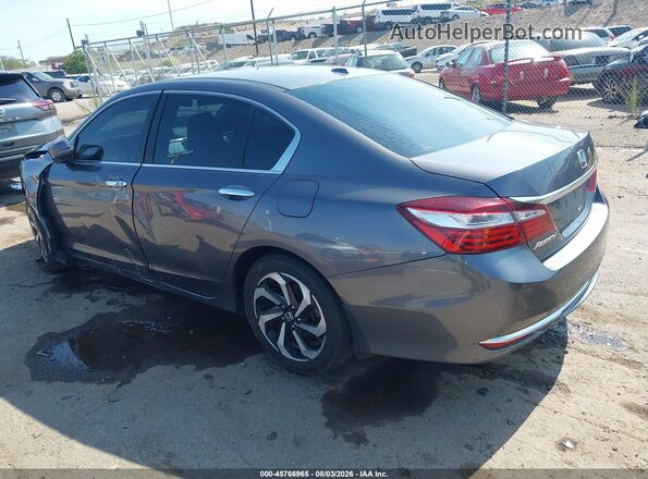 1HGCR2F73HA217035 2017 HONDA ACCORD Серый Задняя левая четверть