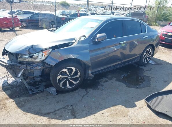 1HGCR2F73HA217035 2017 HONDA ACCORD Серый Передняя левая четверть