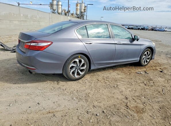 1HGCR2F73HA294018 2017 HONDA ACCORD Gray Задня права чверть