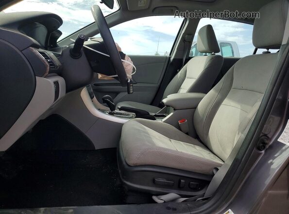 1HGCR2F73HA294018 2017 HONDA ACCORD Gray Вид салону спереду