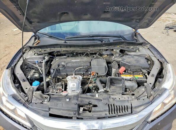 1HGCR2F73HA294018 2017 HONDA ACCORD Gray Вид задньої частини салону