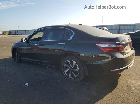 1HGCR2F74GA025296 2016 HONDA ACCORD Black Задня ліва чверть