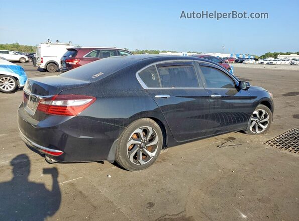 1HGCR2F74GA025296 2016 HONDA ACCORD Black Задня права чверть