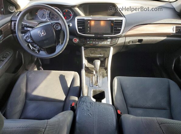1HGCR2F74GA025296 2016 HONDA ACCORD Black Вид панелі приладів