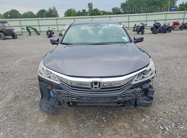1HGCR2F74GA128914 2016 HONDA ACCORD Gray წინა ხედი