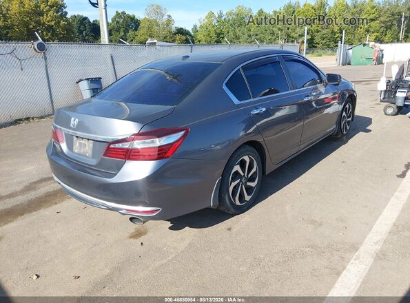 1HGCR2F74HA013666 2017 HONDA ACCORD Gray Rear right