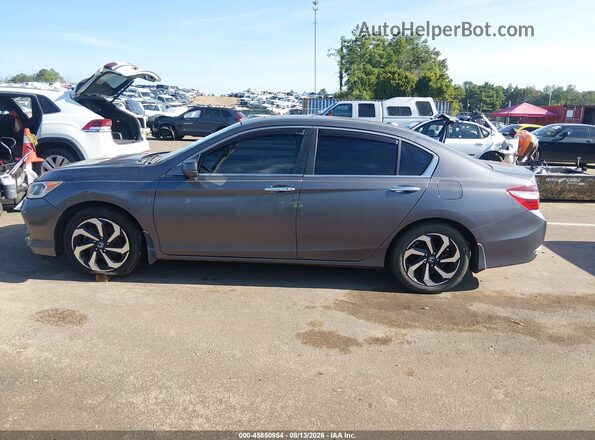 1HGCR2F74HA013666 2017 HONDA ACCORD Gray Front view