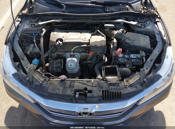 1HGCR2F74HA013666 2017 HONDA ACCORD Gray Rear view