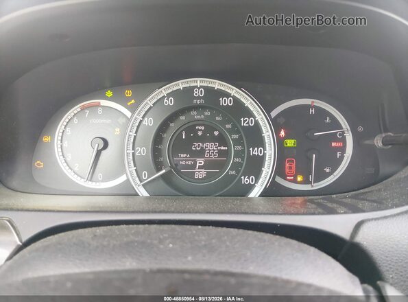 1HGCR2F74HA013666 2017 HONDA ACCORD Gray Rear seats view
