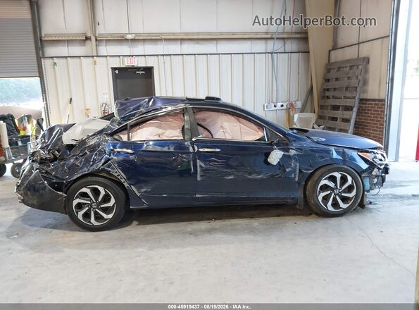 1HGCR2F75GA178558 2016 HONDA ACCORD Blue Widok zestawu wskaźników