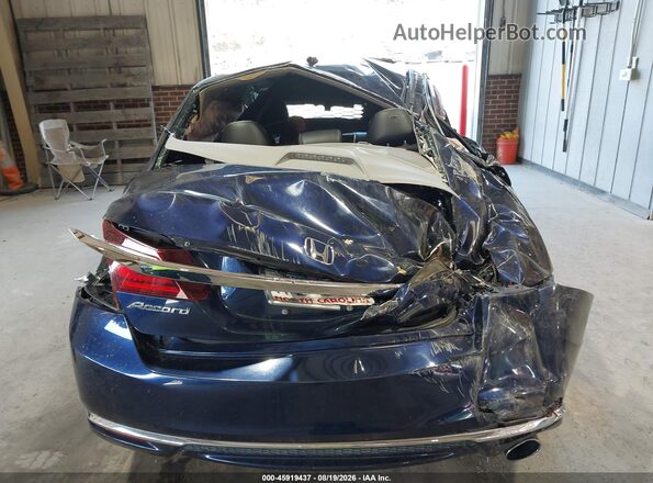 1HGCR2F75GA178558 2016 HONDA ACCORD Blue Widok z przodu